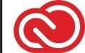 Stylized Adobe Creative Cloud logo header