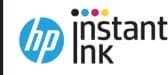 Stylized HP Instant Ink logo header
