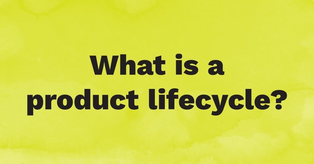 What is the product lifecycle?