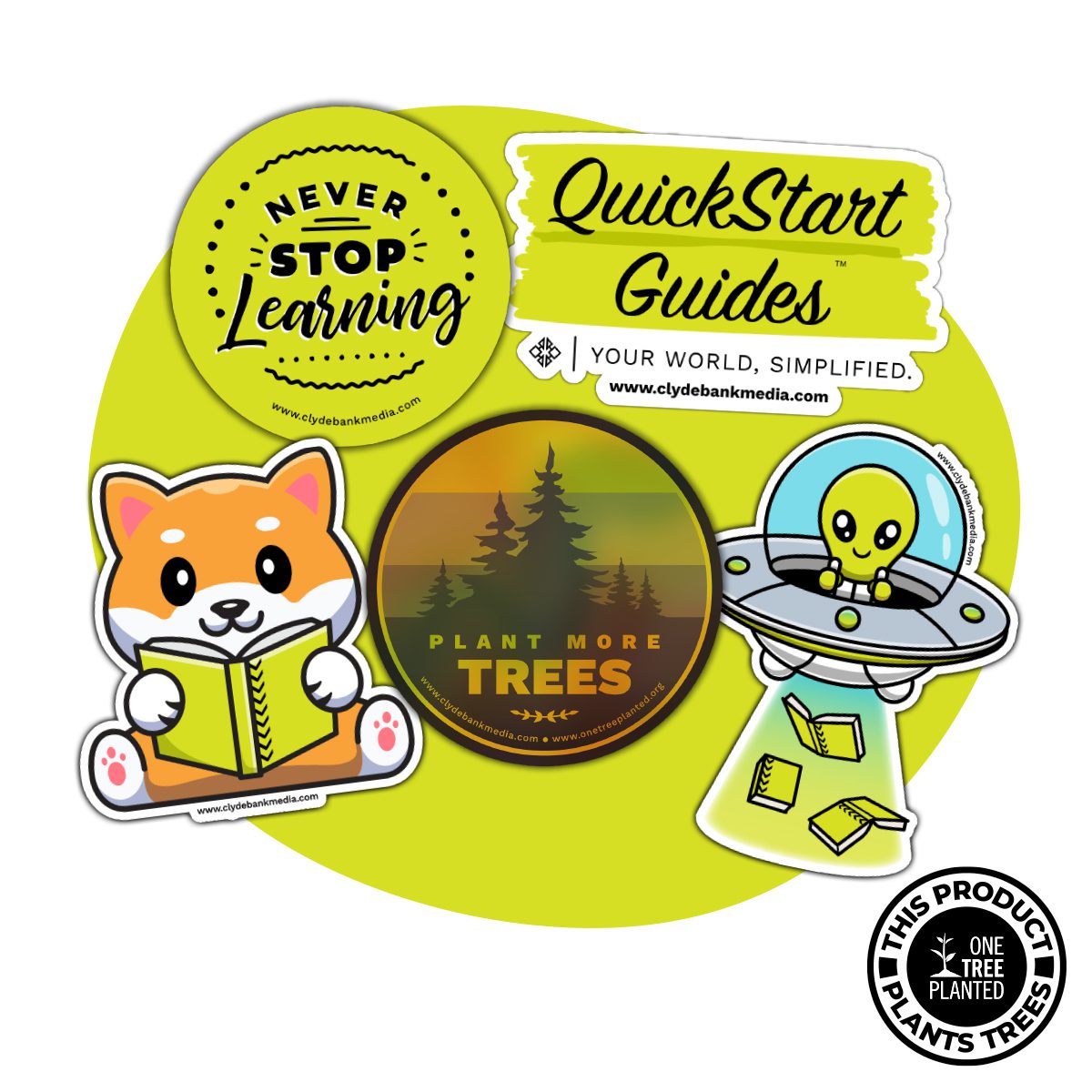 The Series 1 Limited Edition One For One Tree Planting Sticker Pack